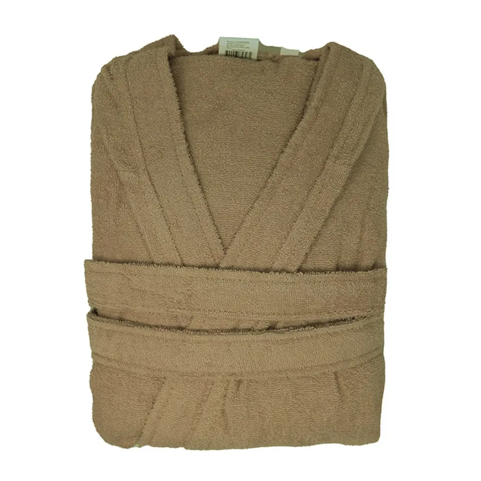 Accappatoio bagno in microspugna con cappuccio taglia S/M beige Veneto
