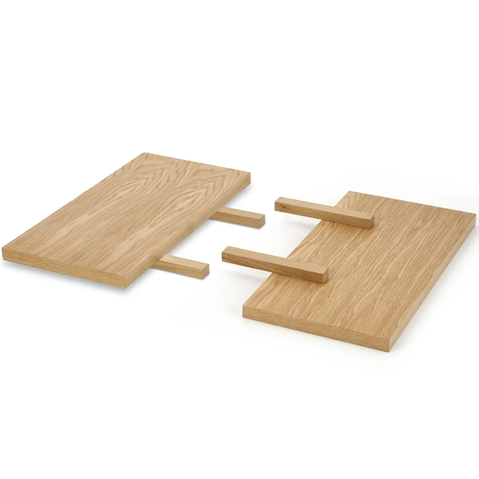 Allunghe tavolo 45x90cm rovere Ridge