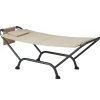 Amaca da giardino 230x82cm antracite beige Siesta