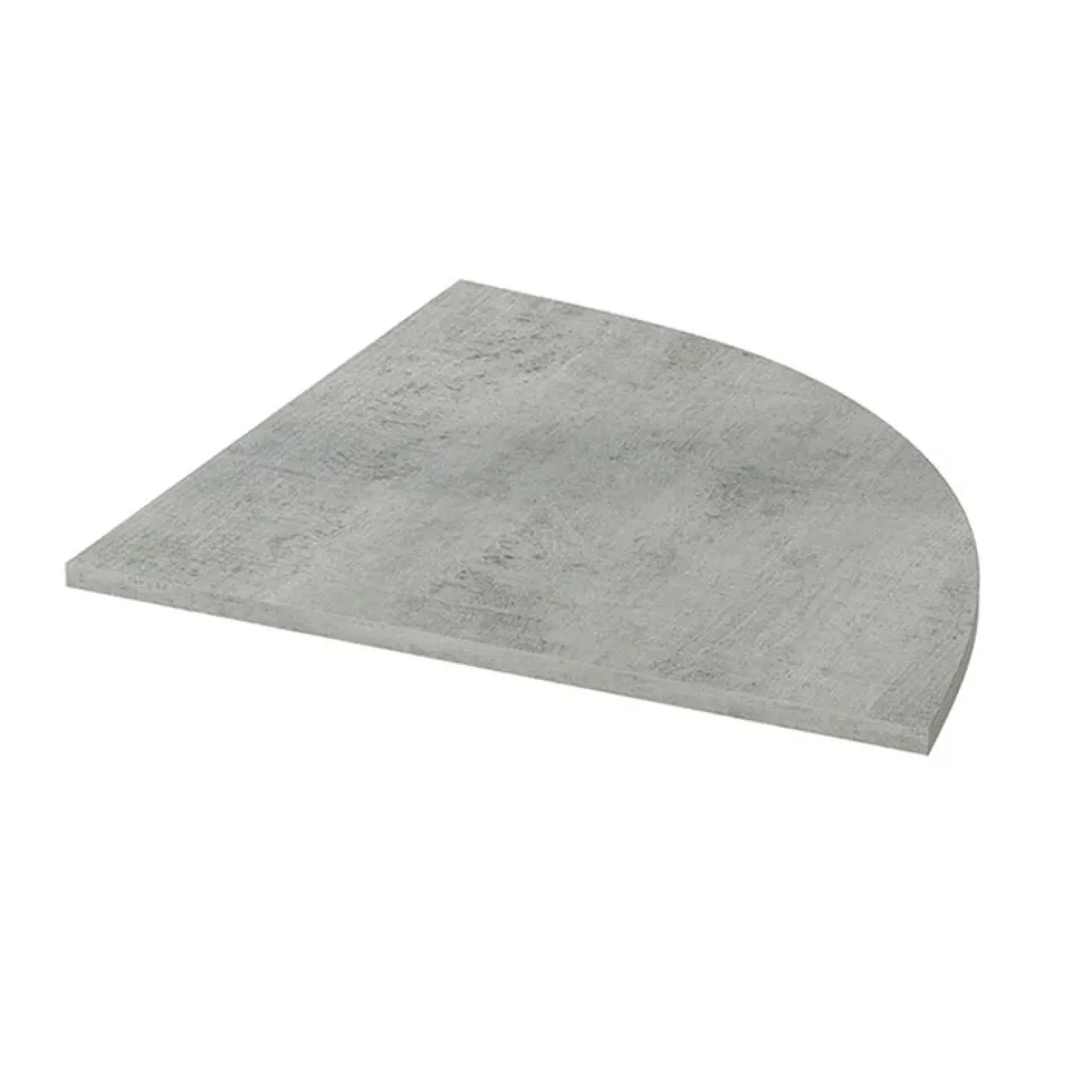 Angolo scrivania ufficio 78x78cm cemento Woody