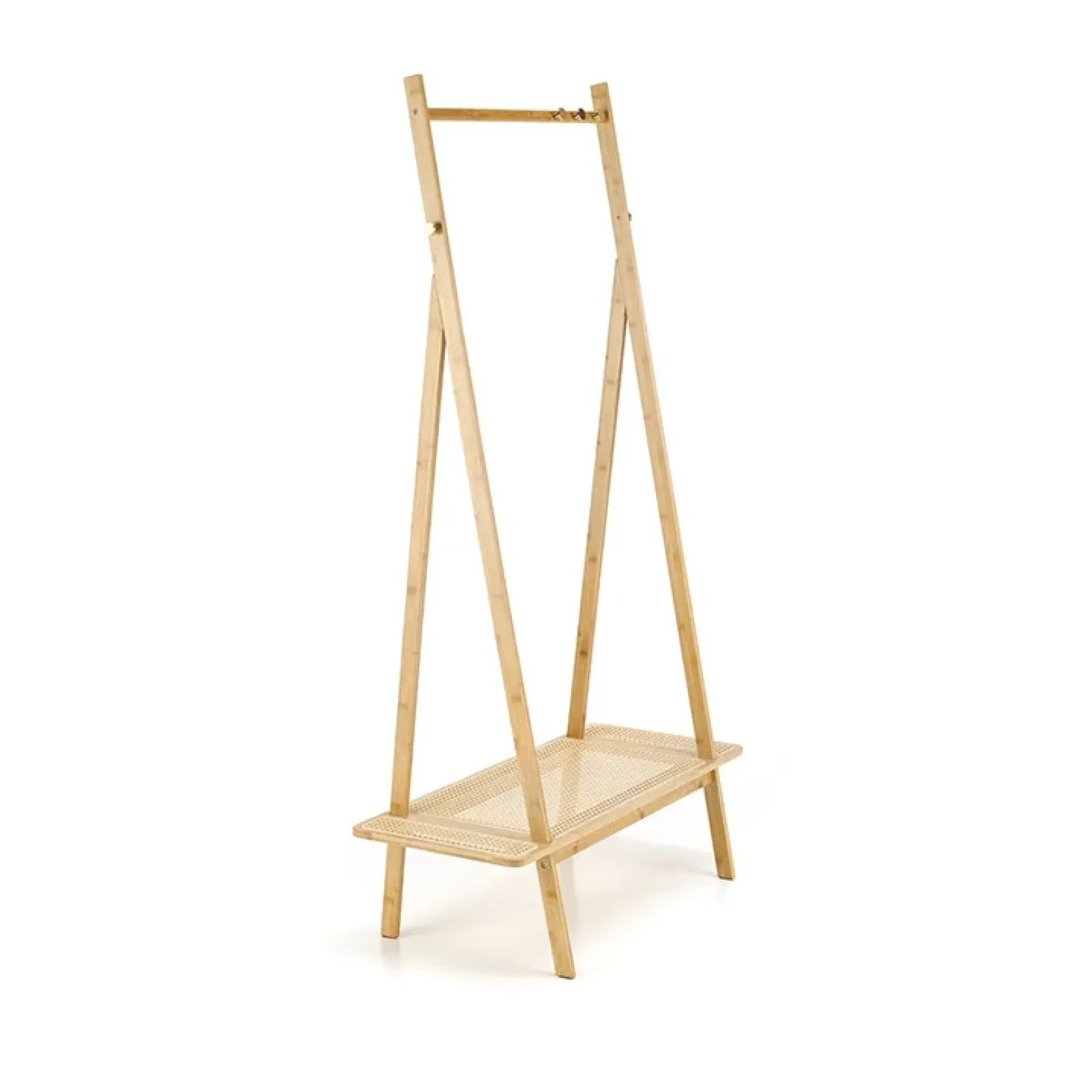Appendiabiti da ingresso 68x168h cm rattan bambù rovere Shadow
