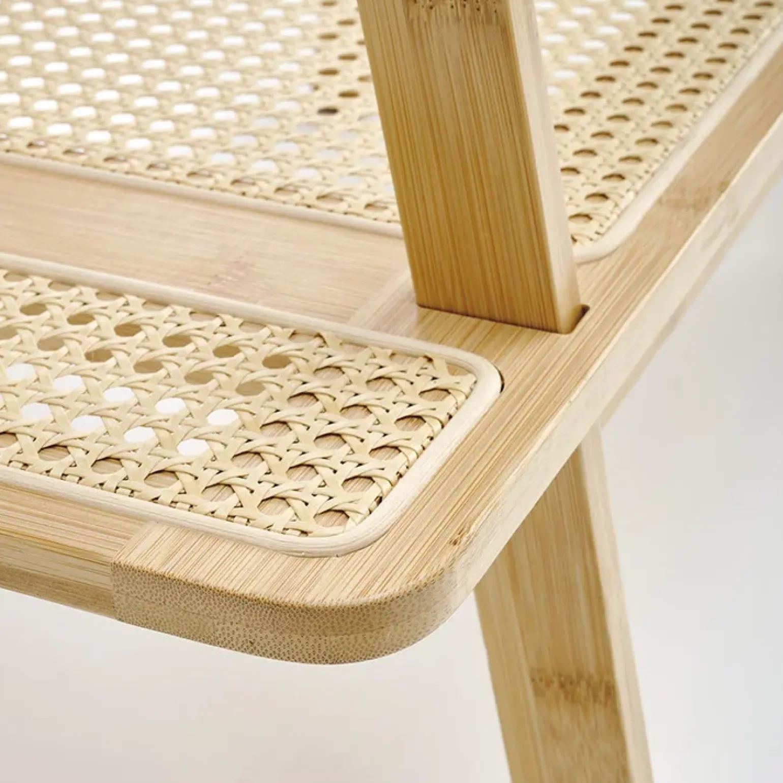 Appendiabiti da ingresso 68x168h cm rattan bambù rovere Shadow