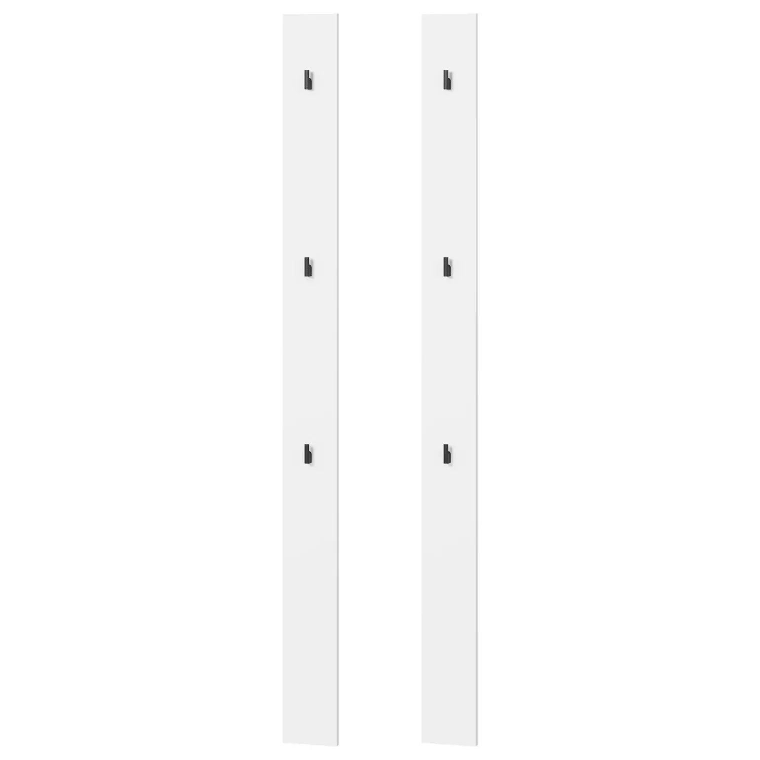 Appendiabiti da parete 13x163h cm bianco Accent