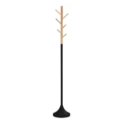 Appendiabiti design Ø28x176h cm moderno nero faggio Santiago