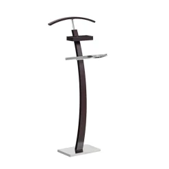 Appendiabiti 32x117h cm design indossatore servomuto wengè Manila