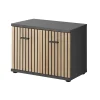 Armadio basso ingresso 2 ante Arizona, San Francisco, New York, California Gihome®
