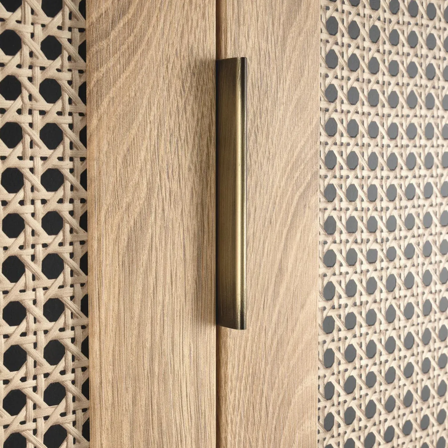 Armadio multiuso 80x200h cm 2 ante 1 cassetto moderno rovere Sombra
