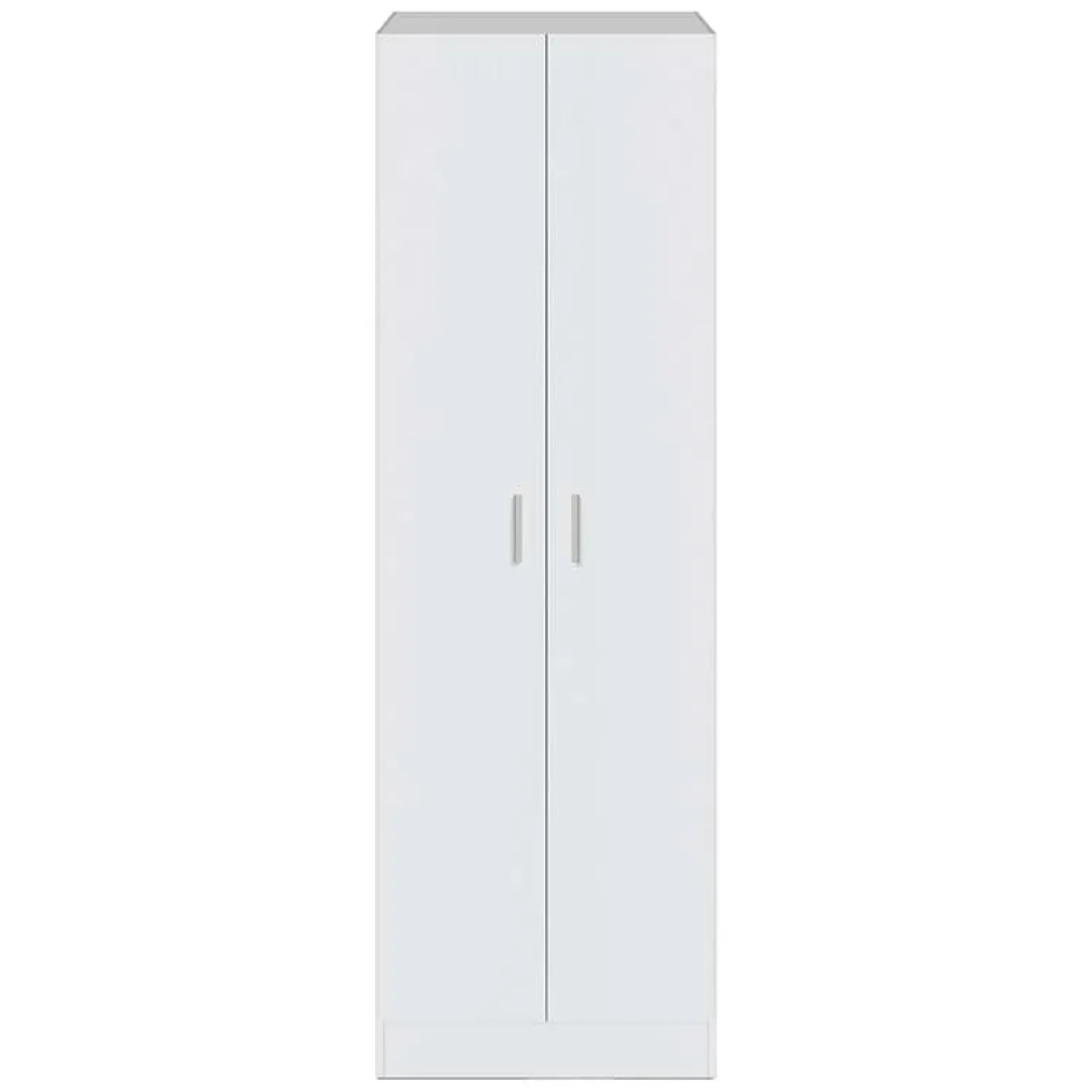 Armadio scarpiera 59x180h cm 2 ante battenti bianco opaco Easy