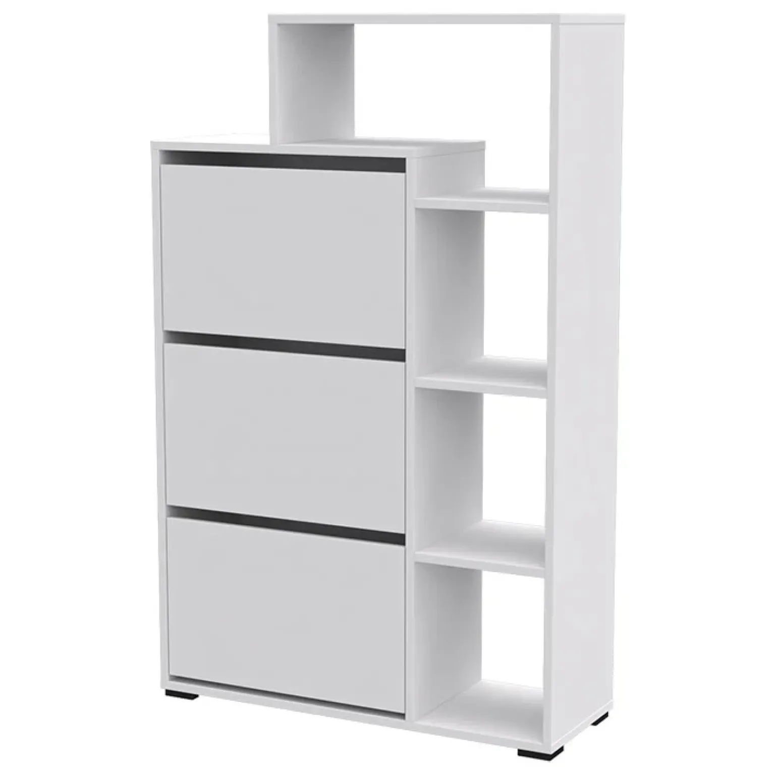 Armadio scarpiera 90x143h cm bianco opaco Connie