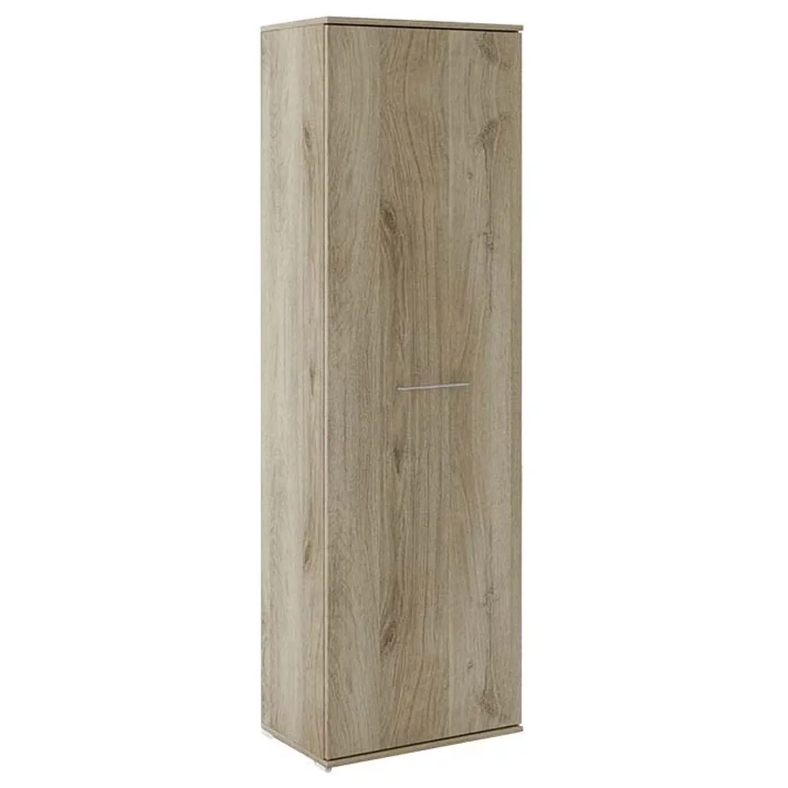 Armadio ufficio 55x176h cm 1 anta battente design moderno rovere Time P