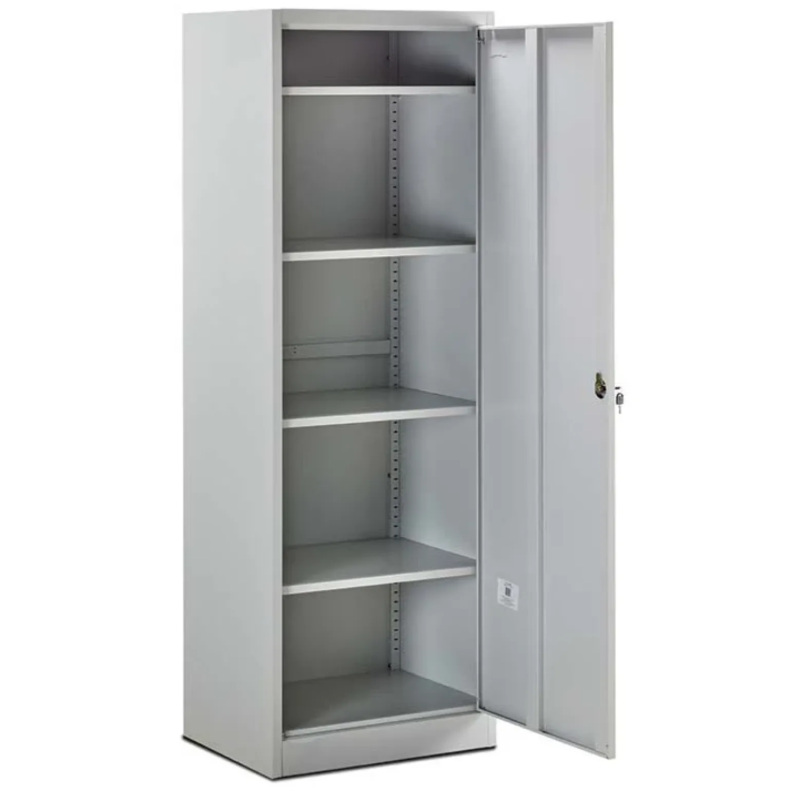 Armadio 62x180cm da esterno 1 anta multiuso grigio Leg