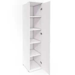 Armadio 45x217h cm 1 anta moderno bianco opaco e lucido Naper