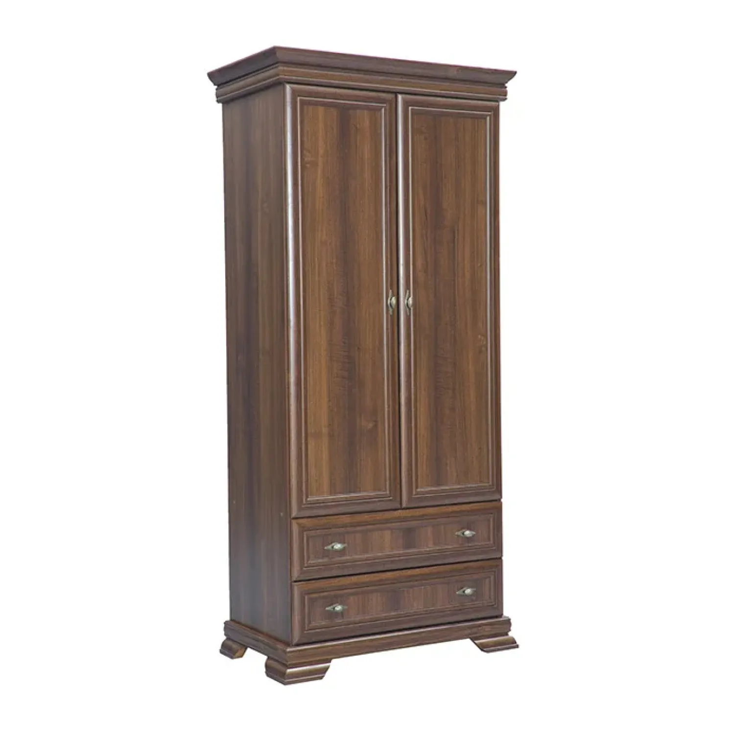 Armadio 88x193h cm 2 ante 2 cassetti arte povera quercia Kelly
