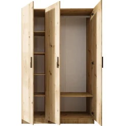 Armadio 120x191h cm 3 ante design rovere rustico Rodari
