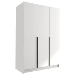 Armadio 150x215h cm 3 ante moderno bianco nero Glammy 3