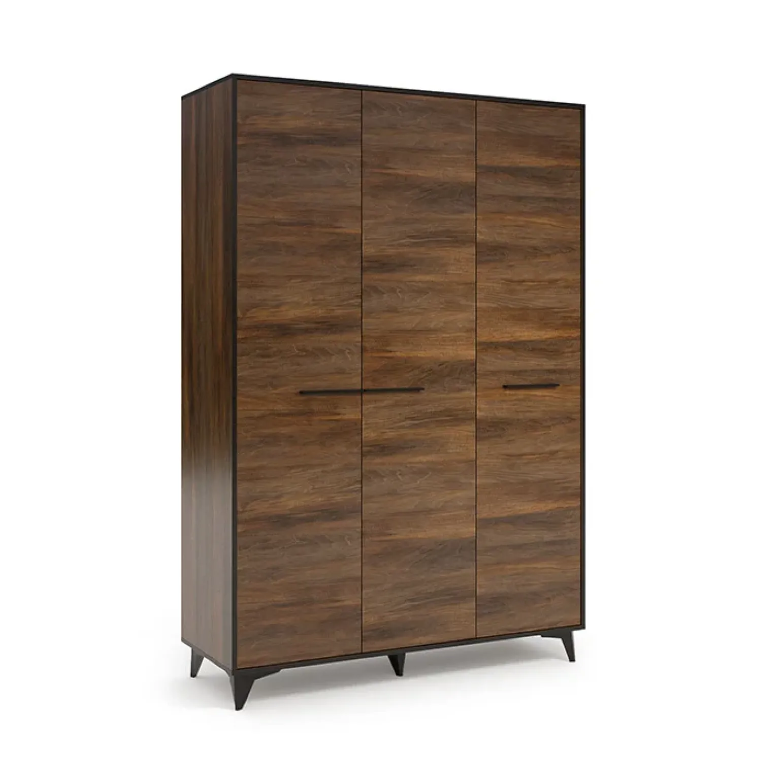 Armadio 135x201h cm 3 ante noce Line