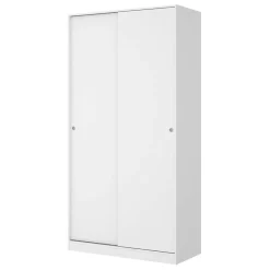Armadio 100x204h cm 2 ante scorrevoli bianco lucido Royal