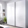 Armadio 180x204h cm 2 ante scorrevoli bianco lucido Royal