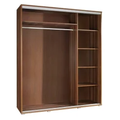 Armadio 155x215h cm 2 ante scorrevoli moderno stampa vicolo Eliot