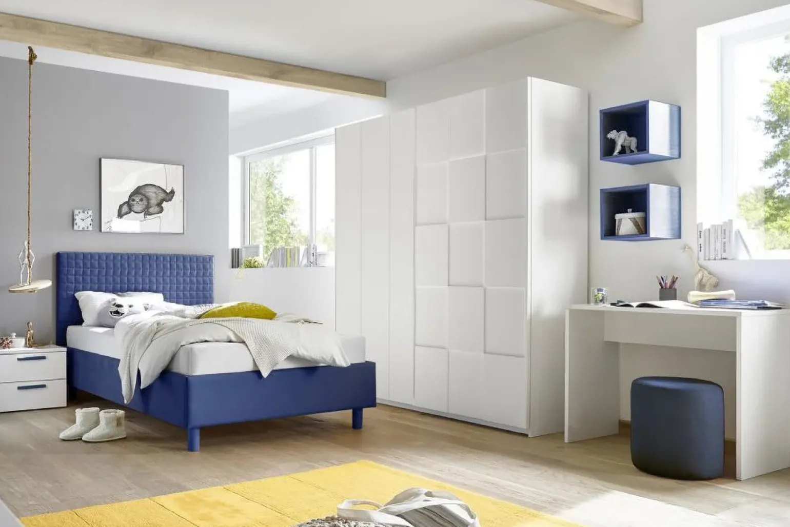 Armadio 243x230h cm 2 ante scorrevoli bianco opaco Obsession Enjoy
