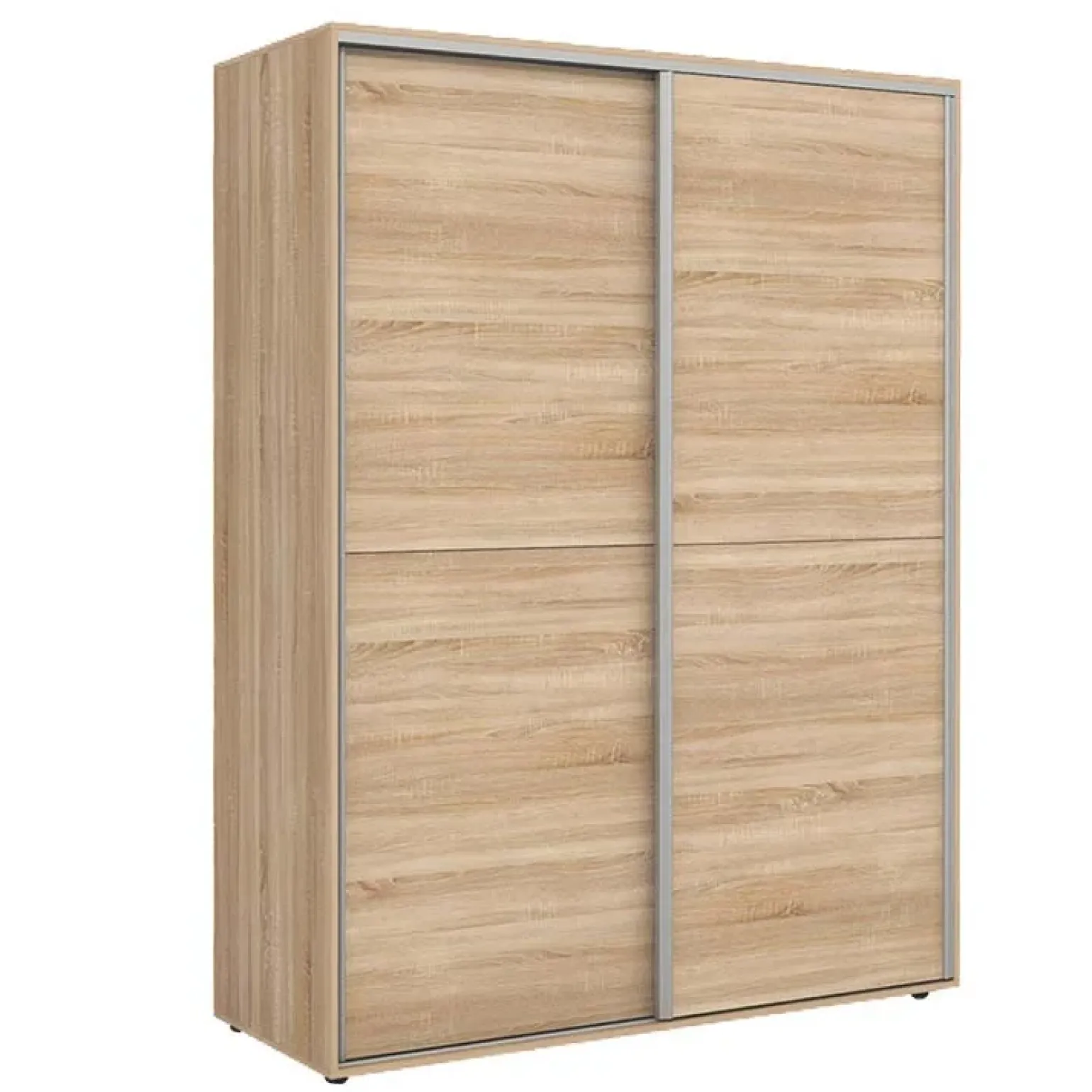 Armadio 150x200h cm 2 ante scorrevoli moderno rovere Roma