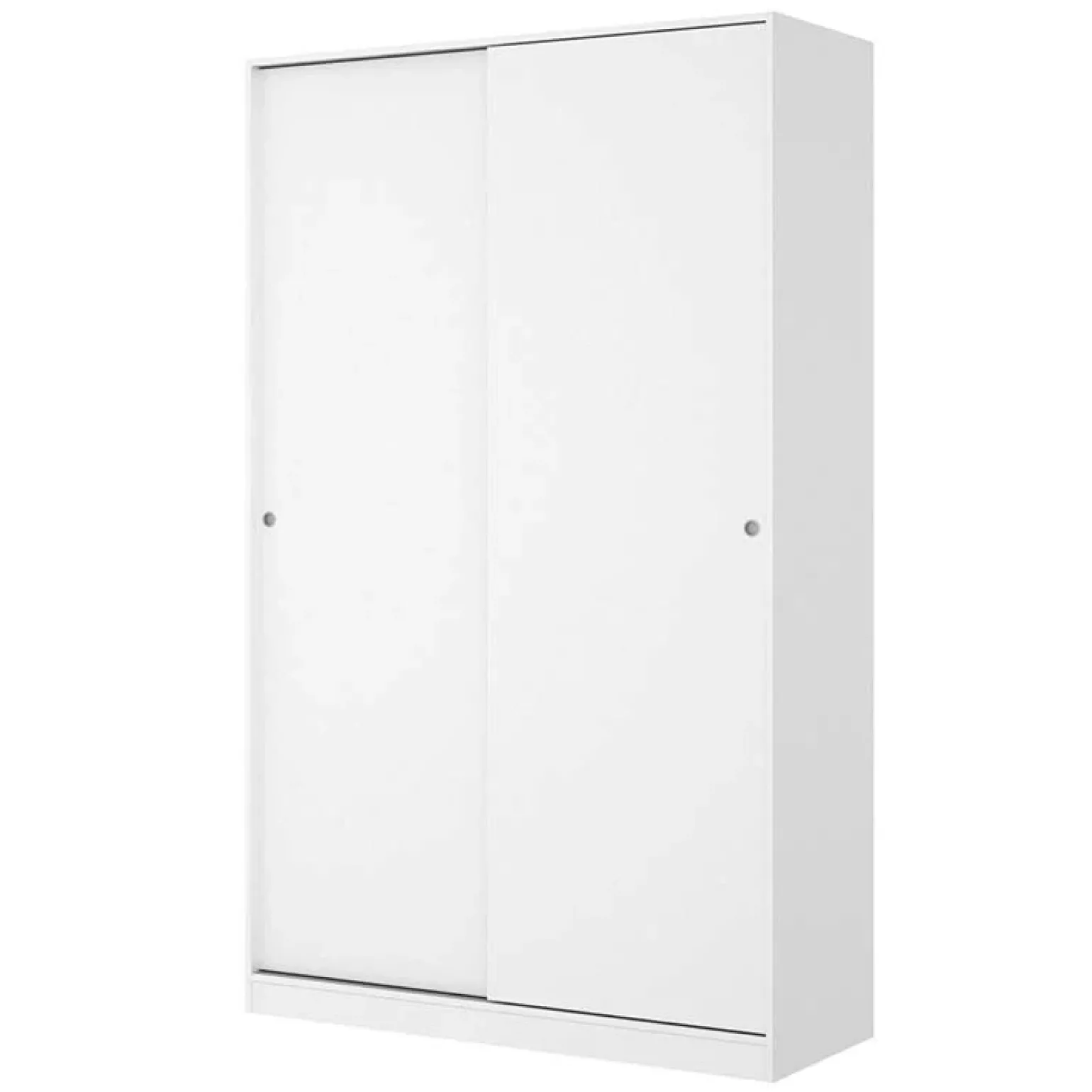 Armadio 120x204h cm 2 ante scorrevoli bianco lucido Royal