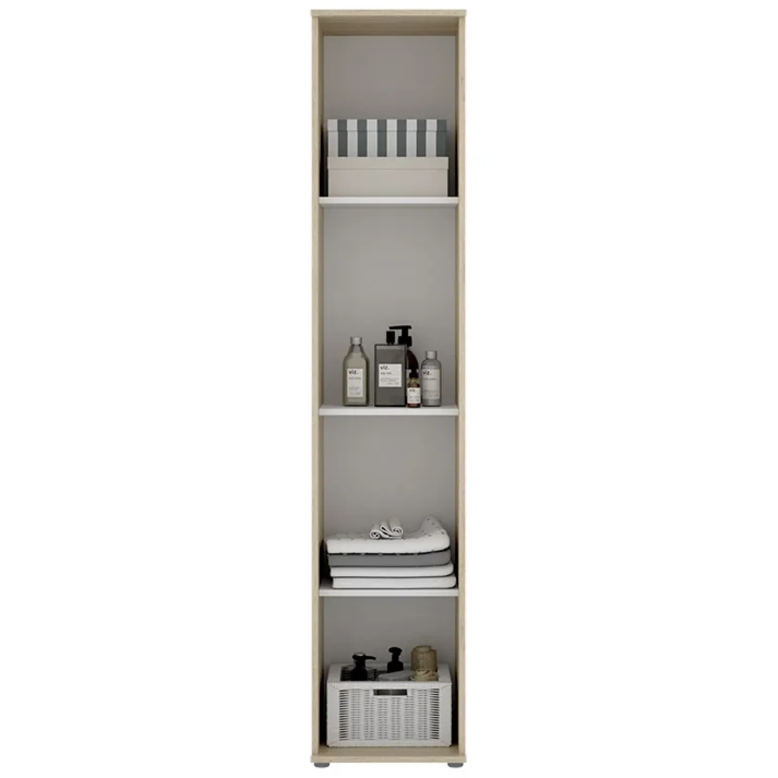 Armadio 39x190h cm con anta multiuso singola legno Ander