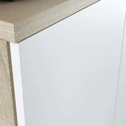 Arredo ufficio completo bianco opaco rovere natura Work 2
