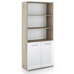 Arredo ufficio completo moderno rovere antracite lucido Time 13