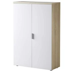Arredo ufficio completo moderno bianco opaco rovere natura Work 1