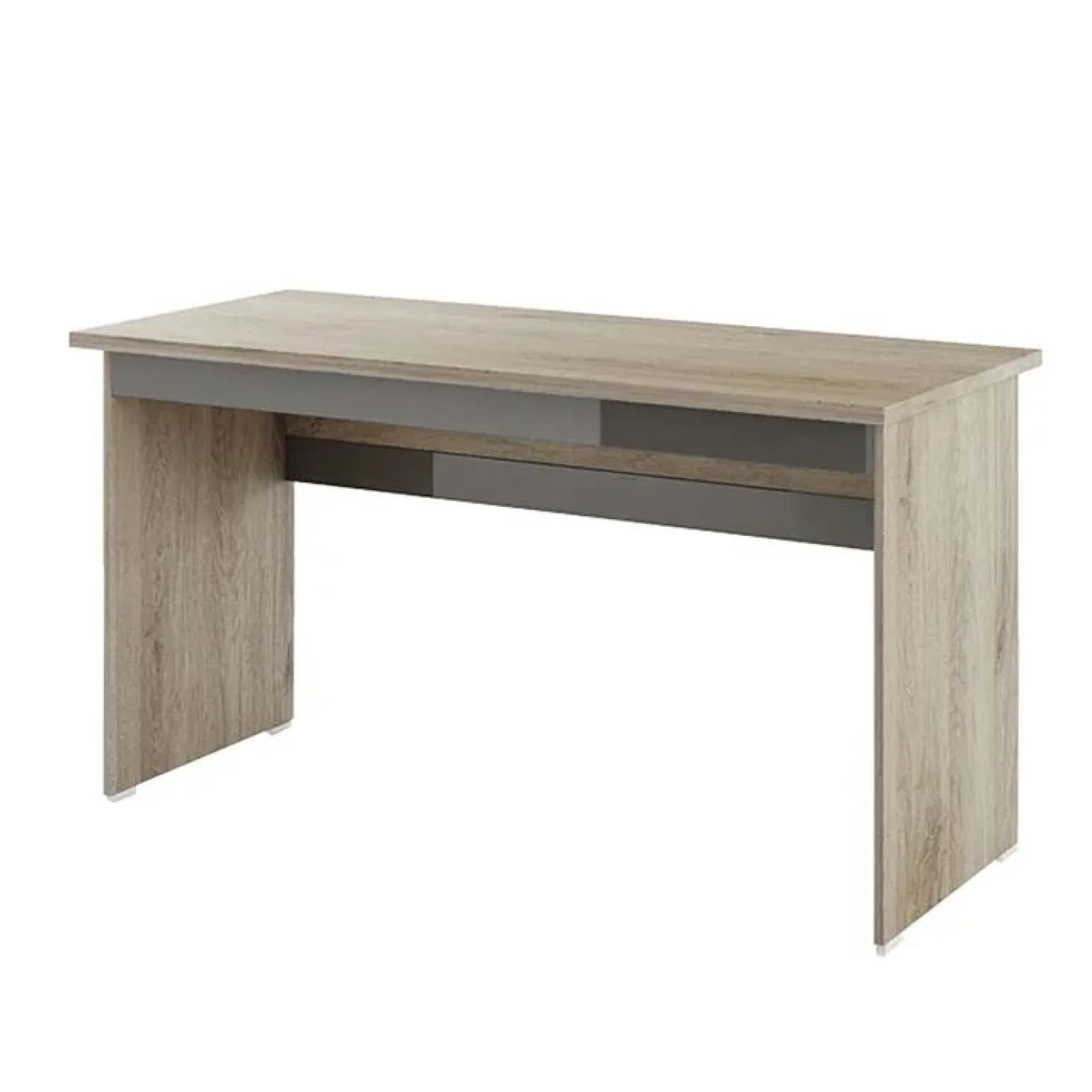 Arredo ufficio completo rovere bianco lucido antracite lucido Time 4