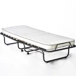 Brandina pieghevole a doghe con materasso 90x200cm Alba