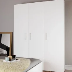 Camera da letto moderna completa matrimoniale bianco opaco Verona