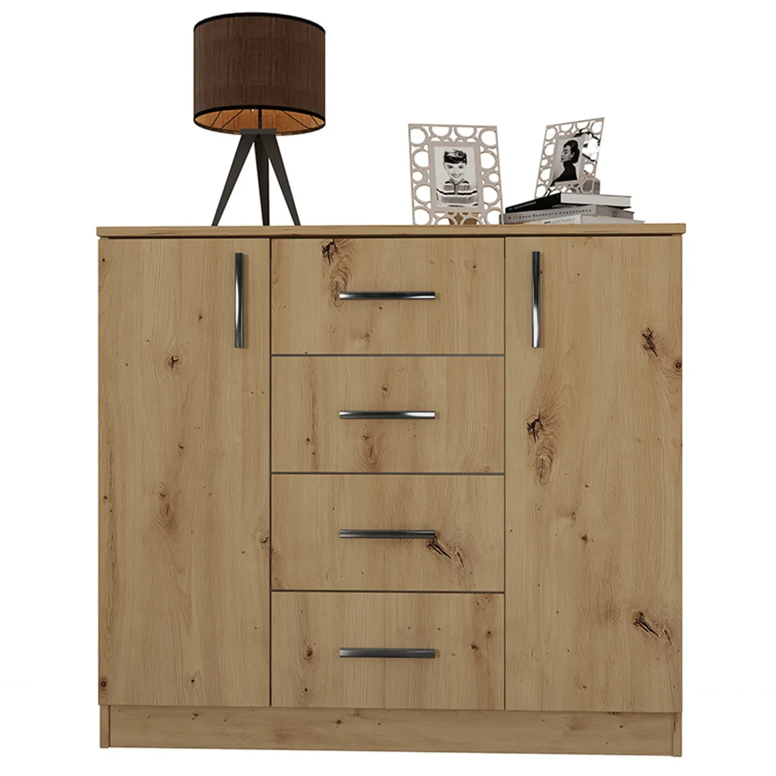Camera da letto moderna completa matrimoniale rovere rustico Camilla 2