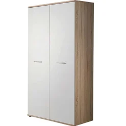 Cameretta bambini 1 letto singolo quercia sonoma bianco opaco Ciak 1