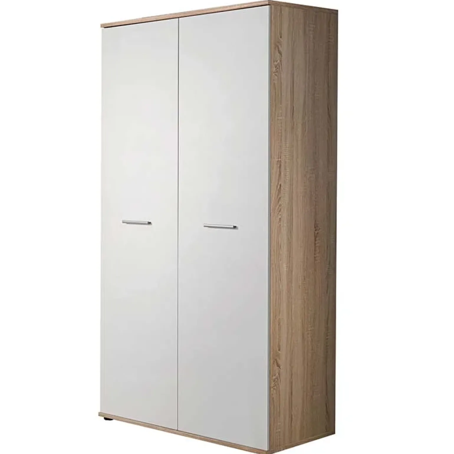 Cameretta bambini 1 letto singolo quercia sonoma bianco opaco Ciak 1