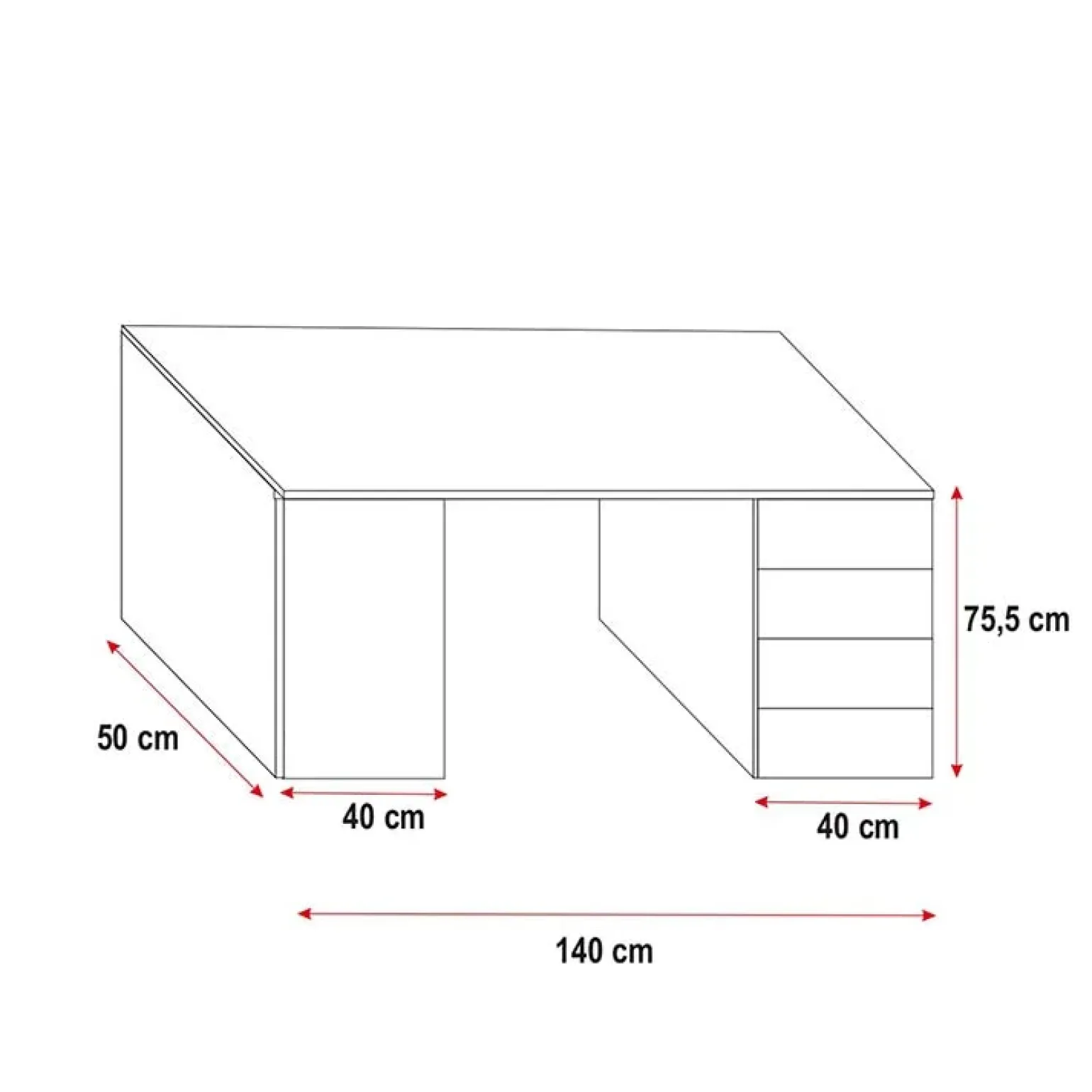 Cameretta bambini completa 2 letti singoli bianco nero Diego Gihome®