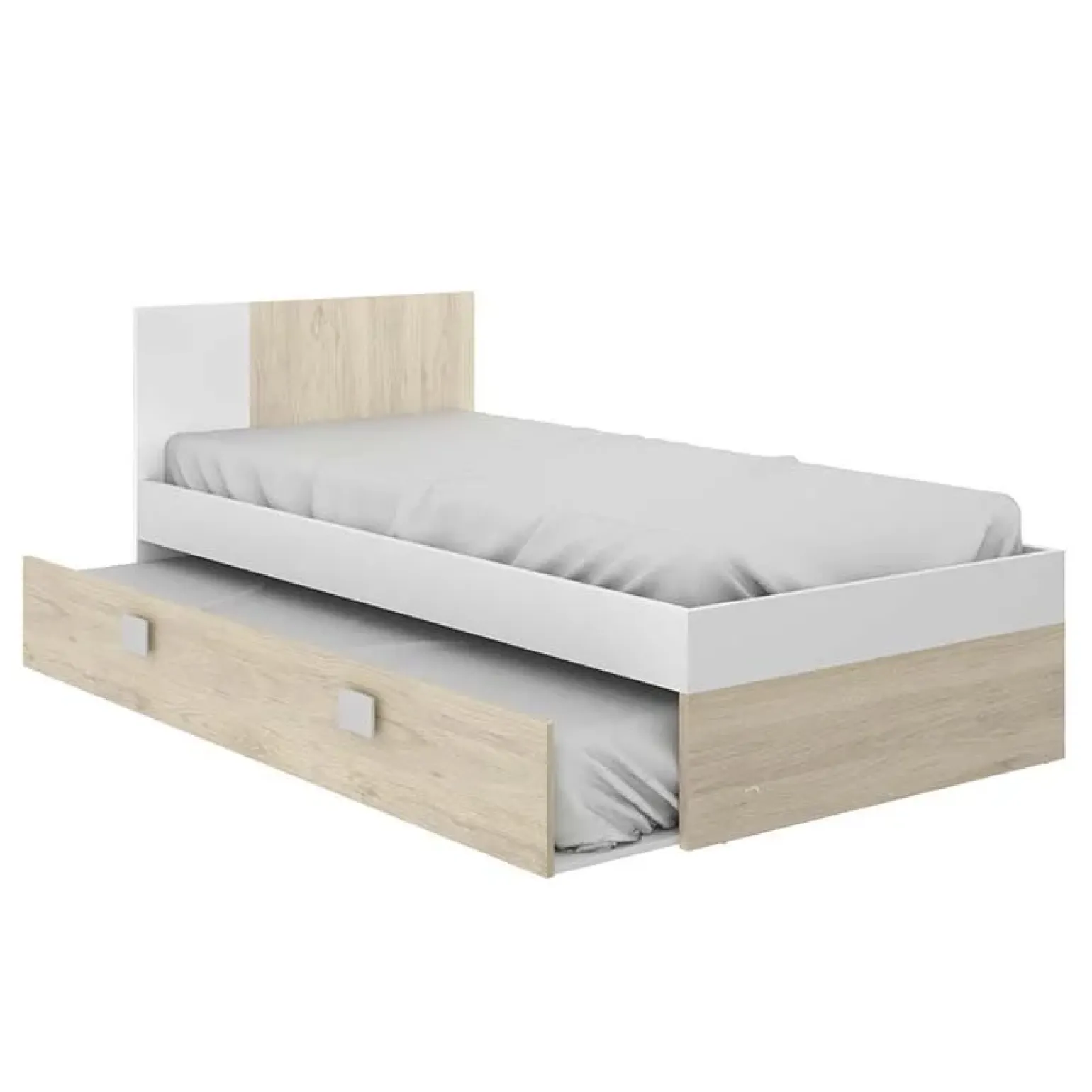 Cameretta per bambini completa 2 letti singoli rovere bianco Cairo