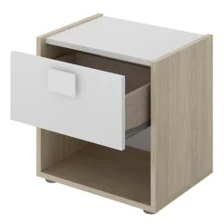Cameretta per bambini completa 2 letti singoli rovere bianco Cairo