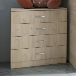 Cameretta 275x161cm 2 letti a castello completa rovere Lorenzo Gihome®