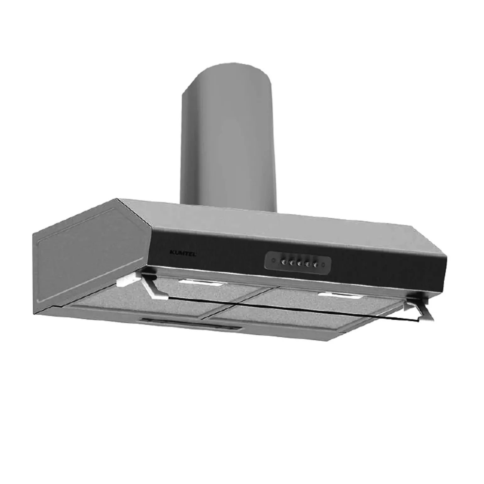 Cappa aspirante 60cm acciaio inox Kumtel