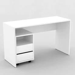 Cassettiera ufficio 40x62h cm 2 cassetti bianco Callum