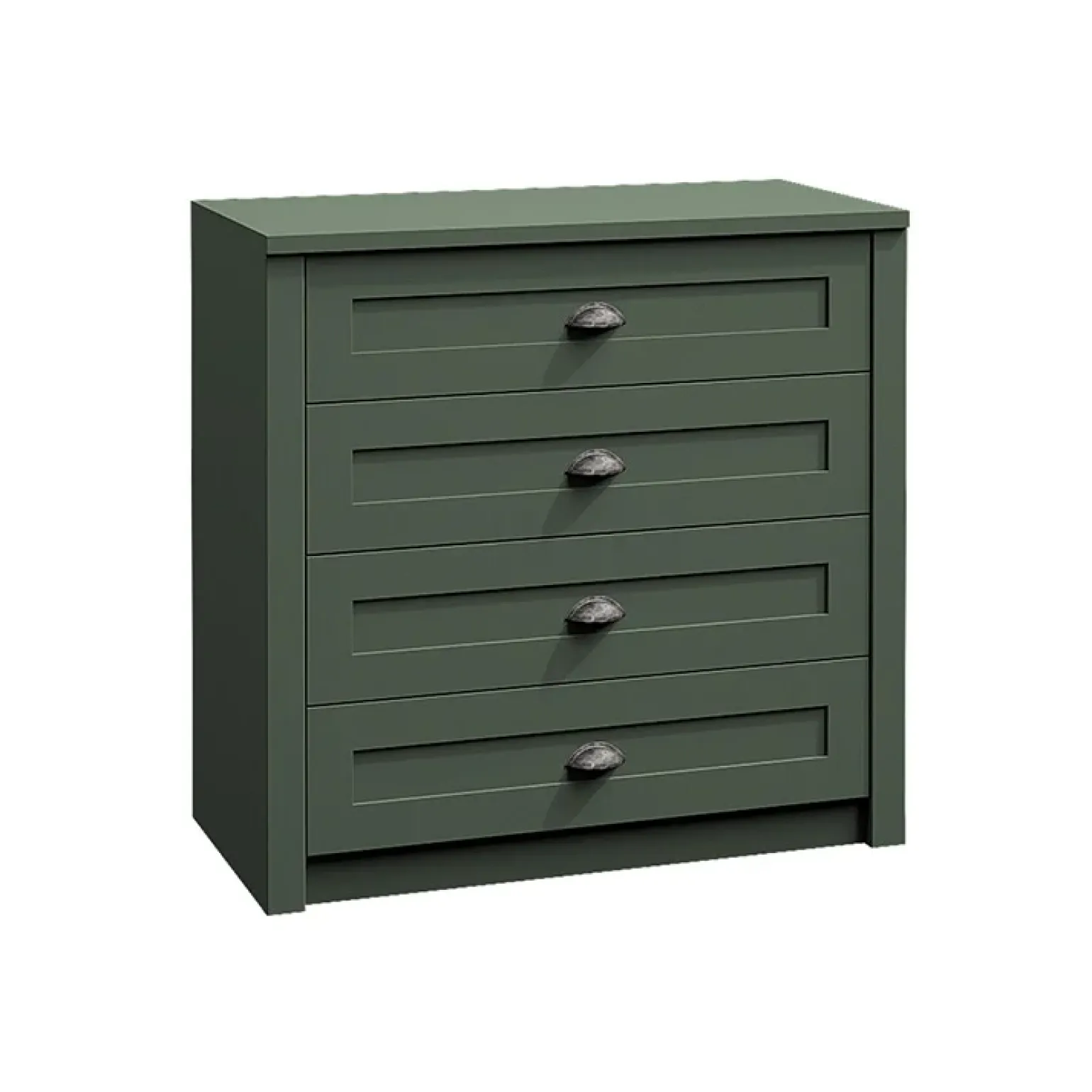 Cassettiera 88x88h cm 4 cassetti verde Provenza