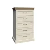 Cassettiera 57x98h cm 5 cassetti pino frassinato rovere Blend