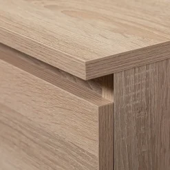 Cassettiera 120x120h cm moderna 10 cassetti rovere Living