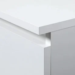 Cassettiera 120x100h cm moderna 8 cassetti bianco Living
