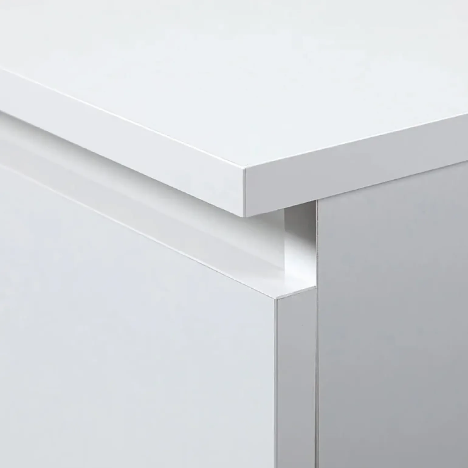 Cassettiera 120x100h cm moderna 8 cassetti bianco Living