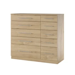 Cassettiera 103x95h cm moderna rovere Dogliani