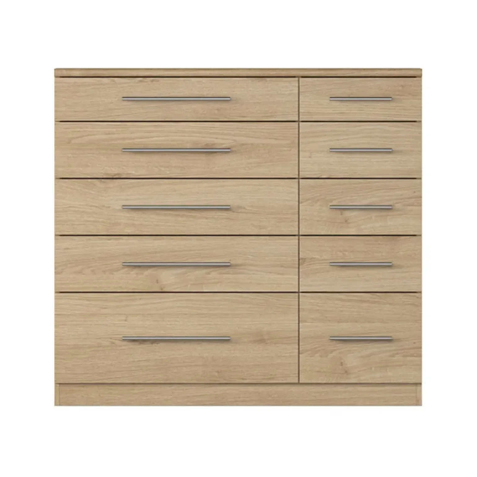 Cassettiera 103x95h cm moderna rovere Dogliani