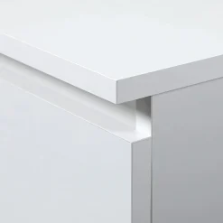 Cassettiera 140x120h cm moderna 10 cassetti bianco Living